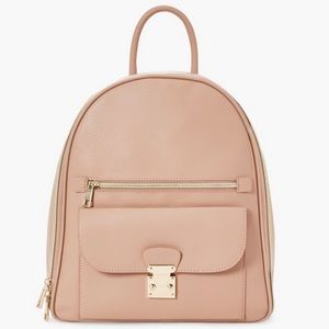 Daily Dally Bagpack from JustFab in Blush color